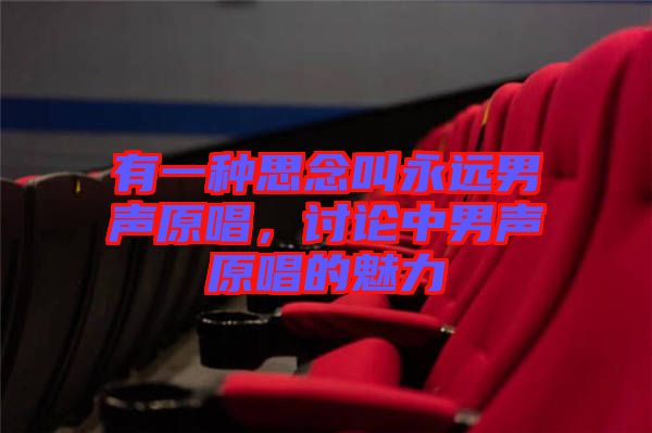 有一種思念叫永遠(yuǎn)男聲原唱，討論中男聲原唱的魅力