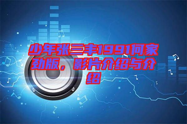 少年張三豐1991何家勁版，影片介紹與介紹