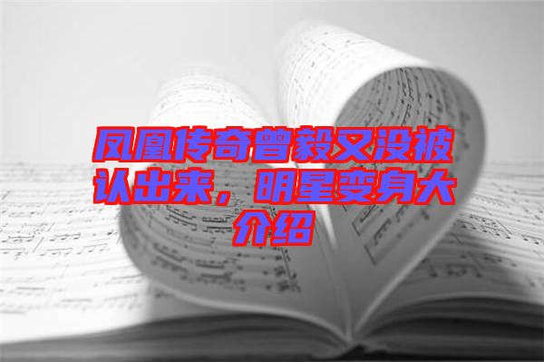 鳳凰傳奇曾毅又沒(méi)被認(rèn)出來(lái)，明星變身大介紹