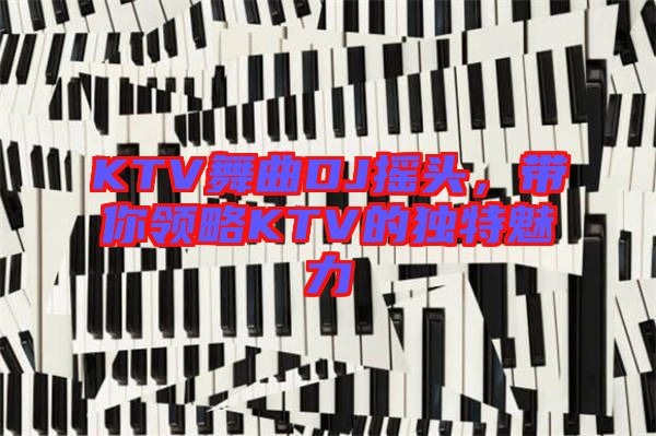 KTV舞曲DJ搖頭，帶你領(lǐng)略KTV的獨(dú)特魅力