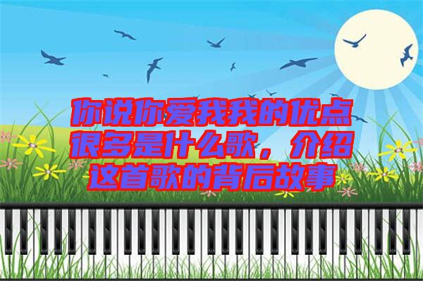 你說你愛我我的優(yōu)點(diǎn)很多是什么歌，介紹這首歌的背后故事