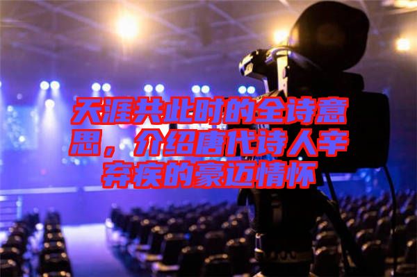 天涯共此時的全詩意思，介紹唐代詩人辛棄疾的豪邁情懷
