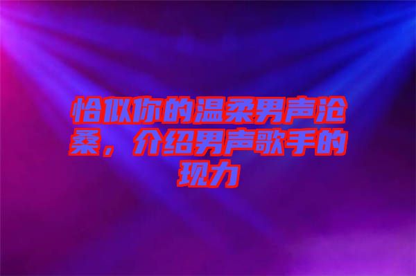 恰似你的溫柔男聲滄桑，介紹男聲歌手的現(xiàn)力