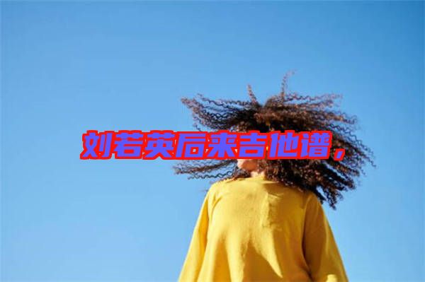 劉若英后來(lái)吉他譜，