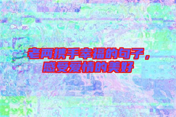 老兩攜手幸福的句子，感受愛(ài)情的美好