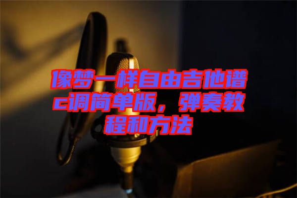 像夢一樣自由吉他譜c調(diào)簡單版，彈奏教程和方法