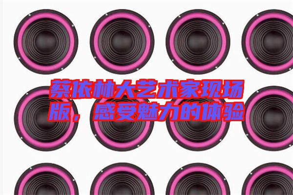 蔡依林大藝術(shù)家現(xiàn)場(chǎng)版，感受魅力的體驗(yàn)
