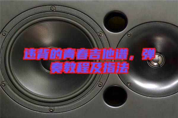 違背的青春吉他譜，彈奏教程及指法