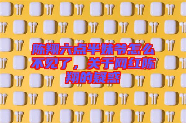 陳翔六點半妹爺怎么不見了，關(guān)于網(wǎng)紅陳翔的疑惑