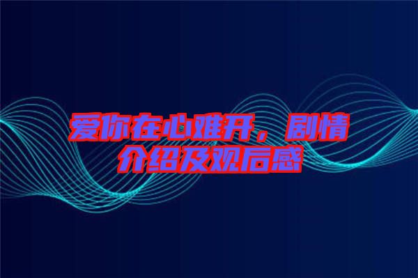 愛你在心難開，劇情介紹及觀后感