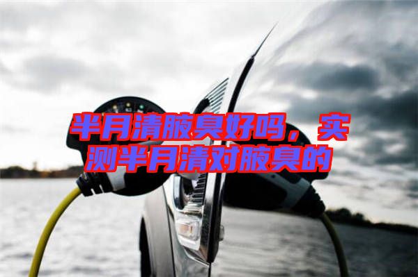 半月清腋臭好嗎，實測半月清對腋臭的