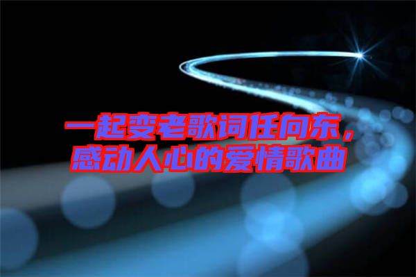 一起變老歌詞任向東，感動(dòng)人心的愛情歌曲