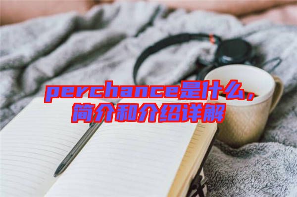 perchance是什么，簡介和介紹詳解