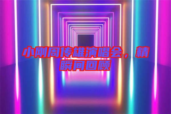 小剛周傳雄演唱會(huì)，精瞬間回顧