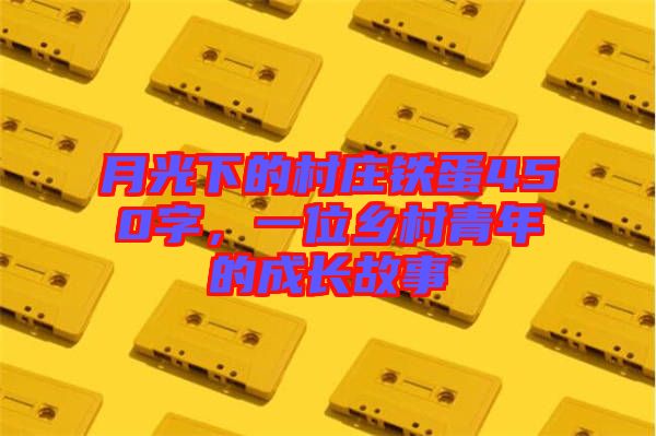 月光下的村莊鐵蛋450字，一位鄉(xiāng)村青年的成長故事