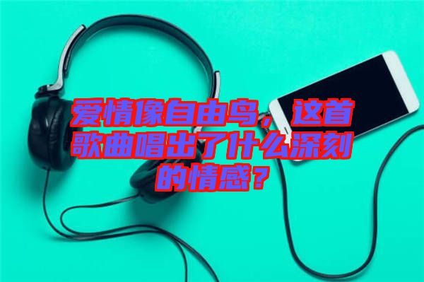 愛情像自由鳥，這首歌曲唱出了什么深刻的情感？