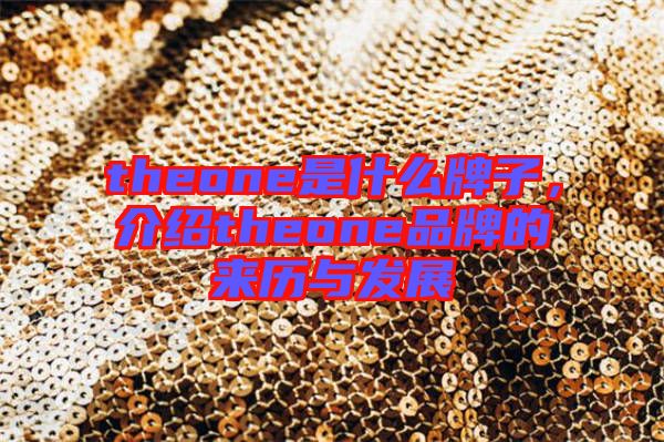 theone是什么牌子，介紹theone品牌的來(lái)歷與發(fā)展