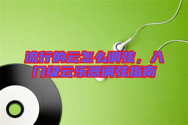 流行的云怎么調(diào)弦，入門級(jí)云樂器調(diào)弦指南