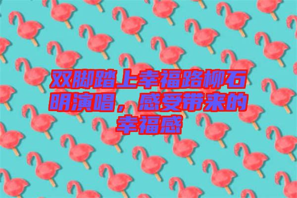 雙腳踏上幸福路柳石明演唱，感受帶來(lái)的幸福感