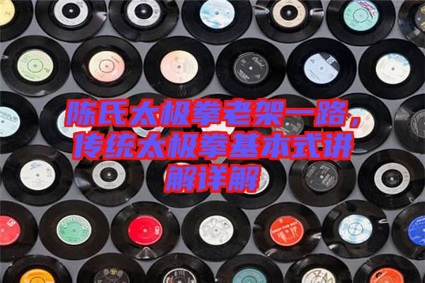 陳氏太極拳老架一路，傳統(tǒng)太極拳基本式講解詳解