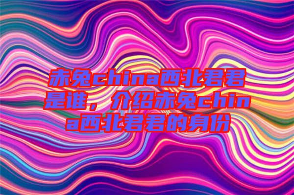 赤兔china西北君君是誰，介紹赤兔china西北君君的身份