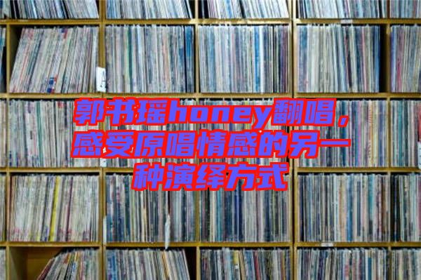 郭書瑤honey翻唱，感受原唱情感的另一種演繹方式