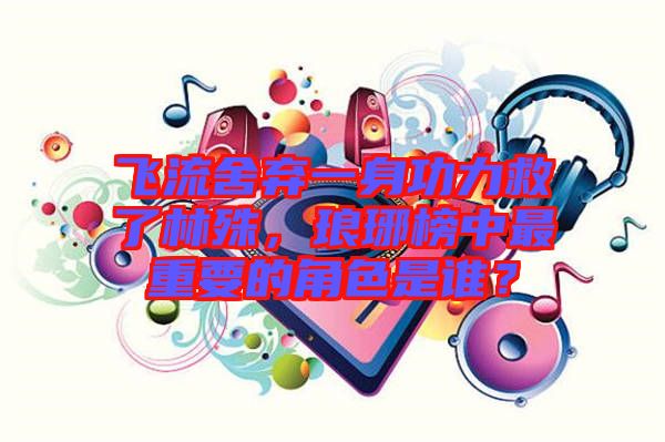 飛流舍棄一身功力救了林殊，瑯琊榜中最重要的角色是誰？