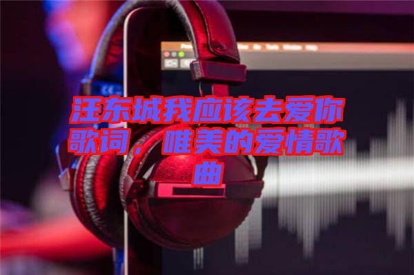 汪東城我應(yīng)該去愛你歌詞，唯美的愛情歌曲