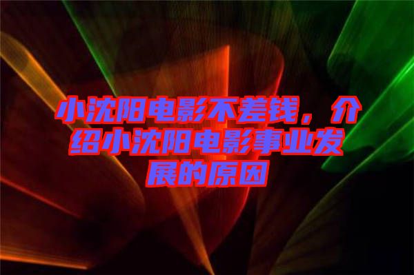 小沈陽(yáng)電影不差錢，介紹小沈陽(yáng)電影事業(yè)發(fā)展的原因