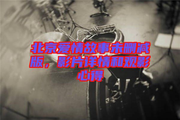 北京愛(ài)情故事未刪減版，影片詳情和觀影心得