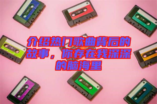 介紹熱門歌曲背后的故事，你存在我深深的腦海里