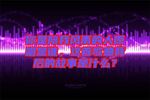 你是陪我風(fēng)雨的人原唱是誰，這首歌曲背后的故事是什么？