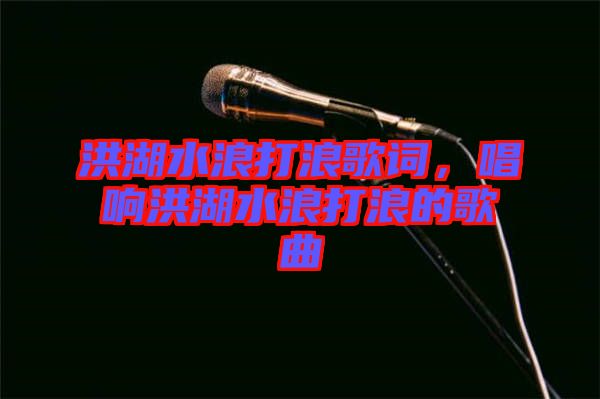 洪湖水浪打浪歌詞，唱響洪湖水浪打浪的歌曲