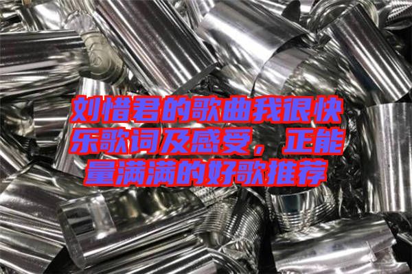 劉惜君的歌曲我很快樂歌詞及感受，正能量滿滿的好歌推薦