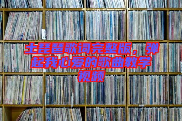土琵琶歌詞完整版，彈起我心愛(ài)的歌曲教學(xué)視頻