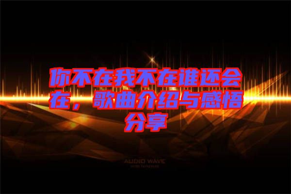 你不在我不在誰還會(huì)在，歌曲介紹與感悟分享