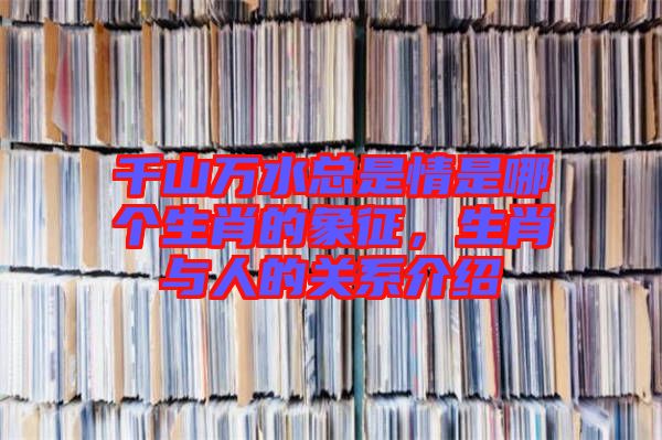 千山萬(wàn)水總是情是哪個(gè)生肖的象征，生肖與人的關(guān)系介紹