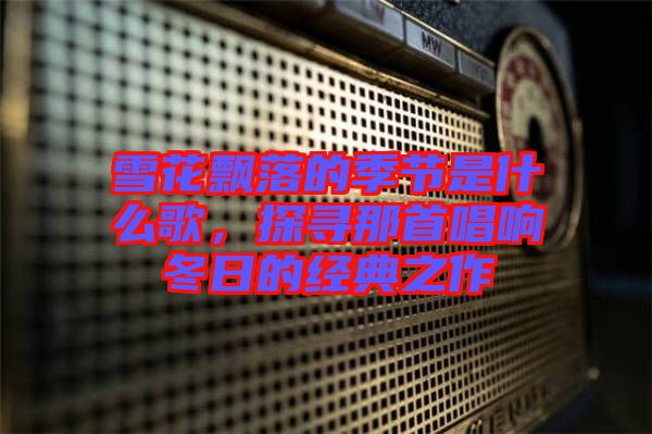 雪花飄落的季節(jié)是什么歌，探尋那首唱響冬日的經(jīng)典之作