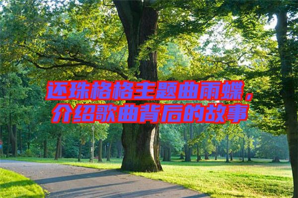 還珠格格主題曲雨蝶，介紹歌曲背后的故事